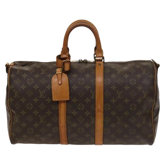 LOUIS VUITTON Monogram Keepall Bandouliere 45 Boston Bag M41418 - Picture 13 of 16